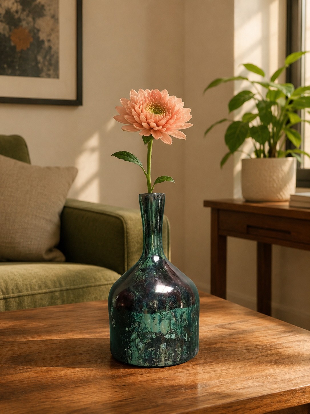 Coper Bottle vase 